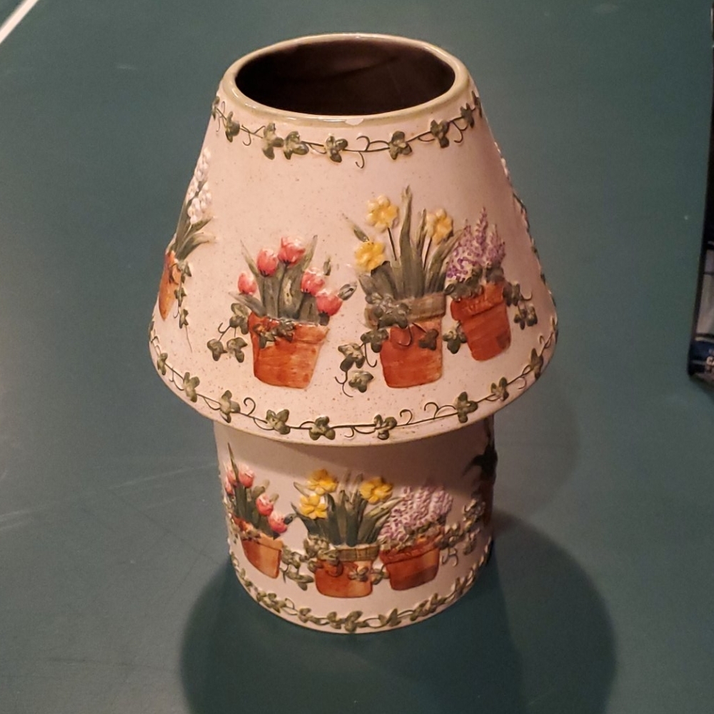 Yankee Candle large candle holder with shade